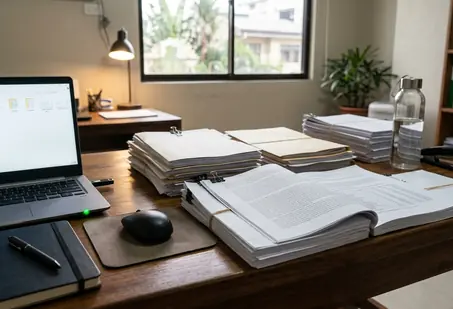 Image showing document review